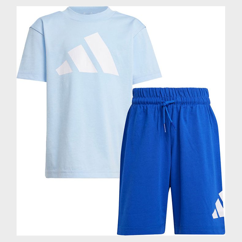 adidas performance St- 160 - Glow Blue/Hvid