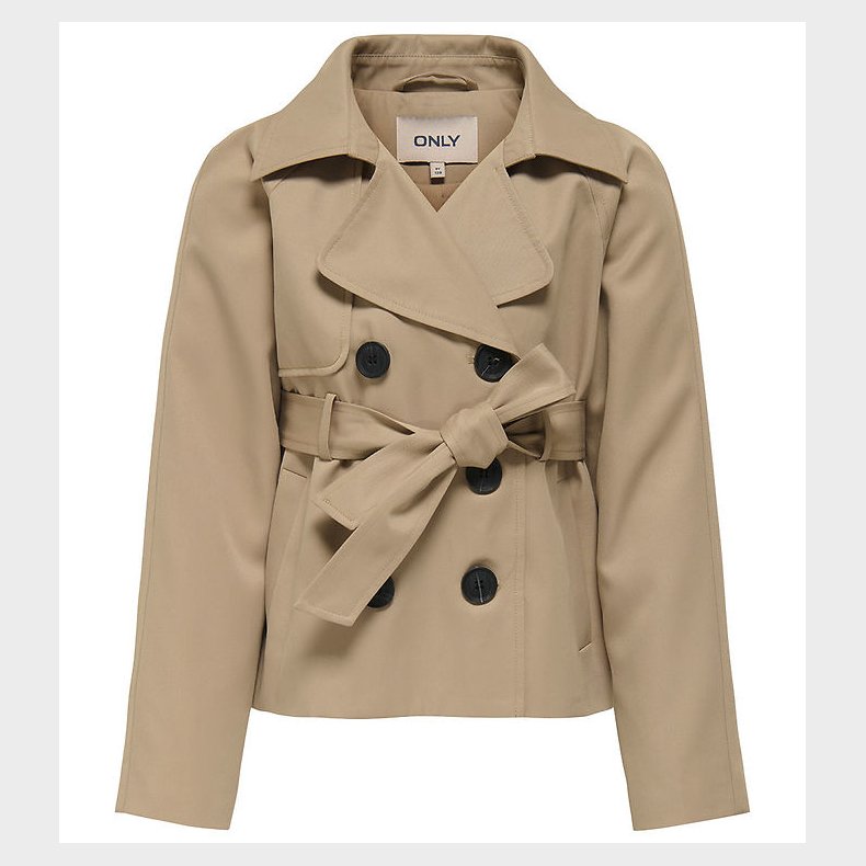 Kids Only Frakke - KogChloe - Kort - Tannin