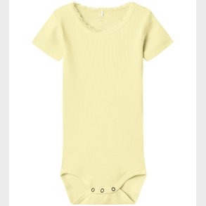 Name It Body k/ - Rib - Noos - NbfKab - Pastel Yellow