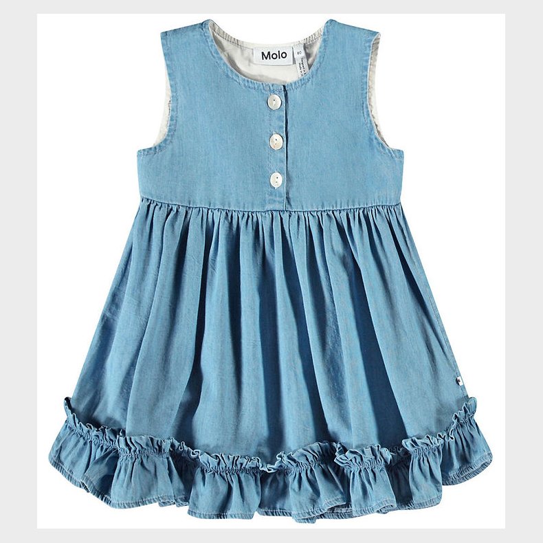 Molo Kjole - Denim - Calvina - Sky Indigo