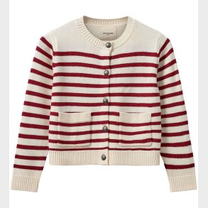 Sofie Schnoor Cardigan - Strik - Off White/R�d