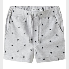 Name It Shorts - NmmVolo - Light Grey Melange/Boats