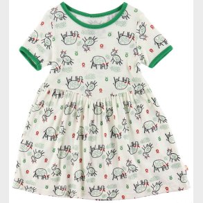 Katvig Kjole - Uld - Hvid m. Ker