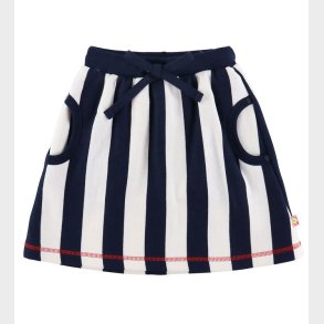 Katvig Nederdel - Navy/Hvid Stribet