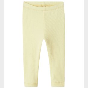 Name It Leggings - Rib - Noos - NbnKab - Pastel Yellow