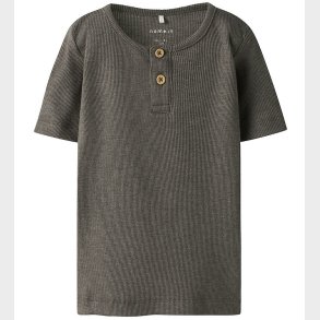Name It T-shirt - Rib - Noos - NmmKab - Bungee Cord/Melange