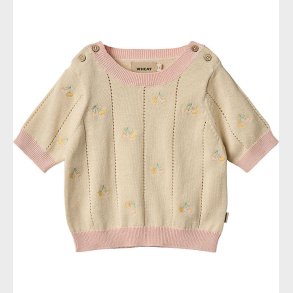 Wheat T-shirt - Strik - Malvina - Sandshell