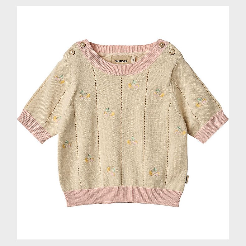 Wheat T-shirt - Strik - Malvina - Sandshell