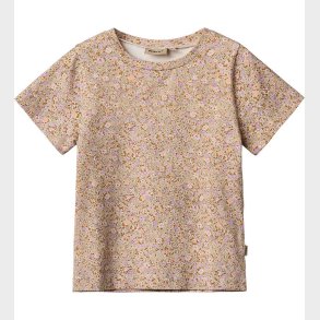 Wheat T-shirt - Manna - Lilac Flower Meadow
