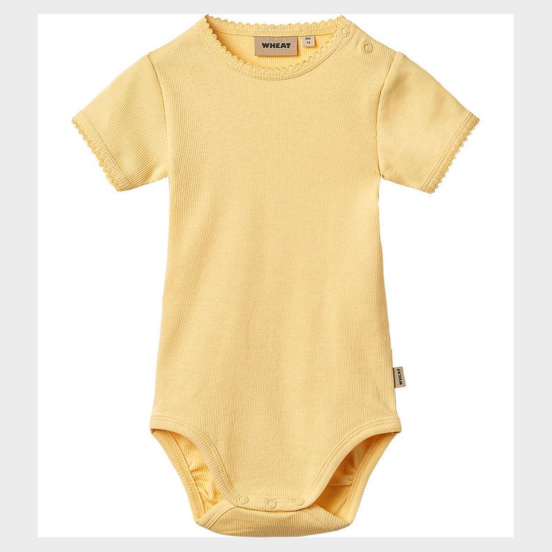 Wheat Body k/ - Rib - Lace - Elisa - Golden Yellow