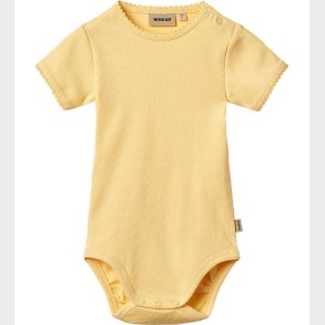 Wheat Body k/ - Rib - Lace - Elisa - Golden Yellow