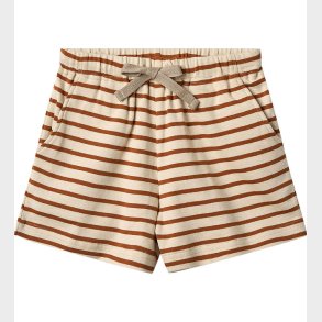 Wheat Shorts - Kalle - Warm Caramel Stripe