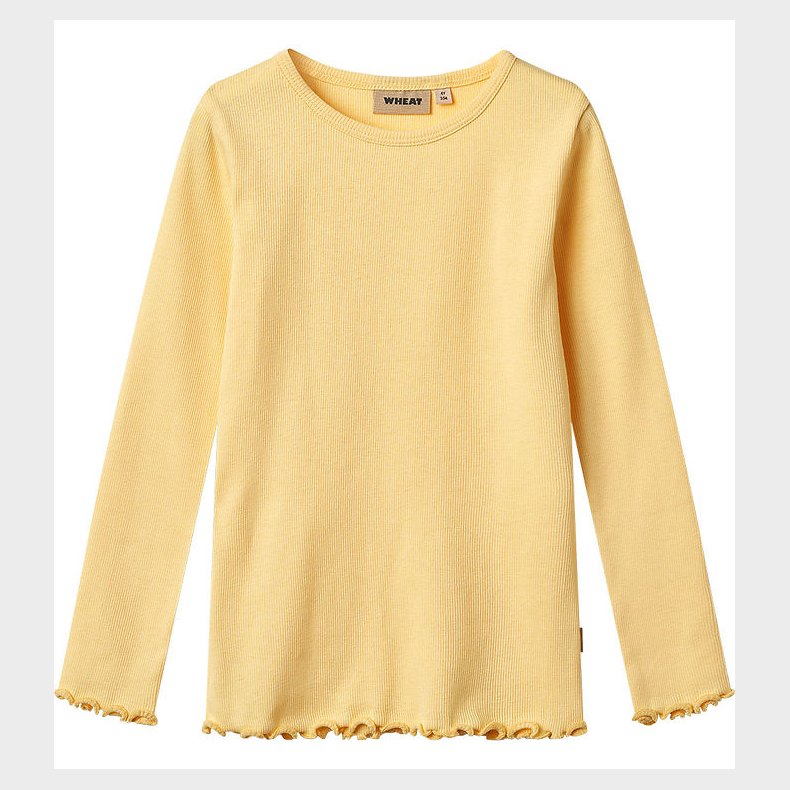 Wheat Bluse - Rib - Ida - Golden Yellow