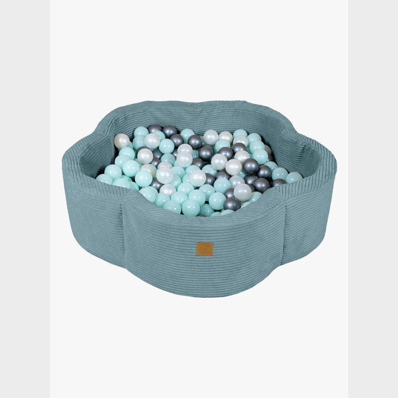 MeowBaby Aestethic Flower Boldbassin, Turquoise