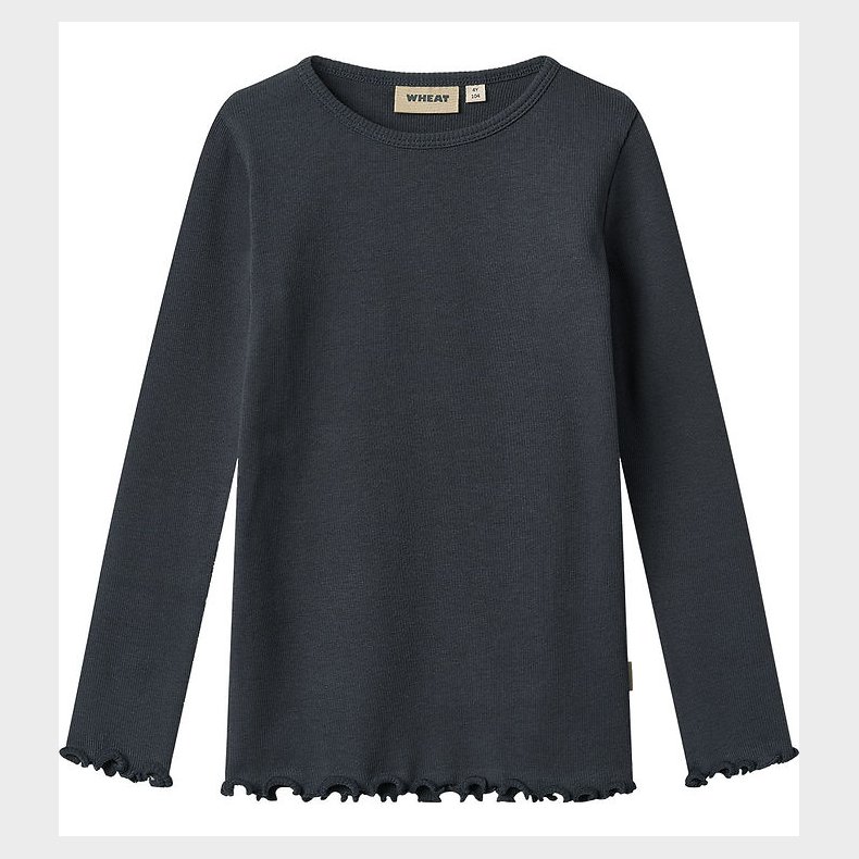 Wheat Bluse - Rib - Ida - Navy