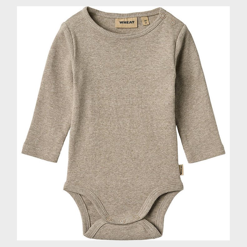 Wheat Body l/� - Rib - Spencer - Gravel Melange