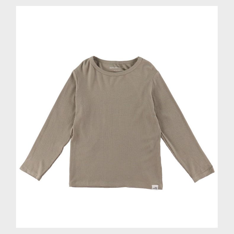 Sofie Schnoor Bluse - Rib - Petriciasb - Dark Sand