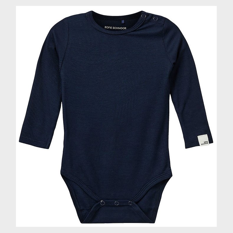 Sofie Schnoor Body l/� - Rib - DicteSB - Navybl�