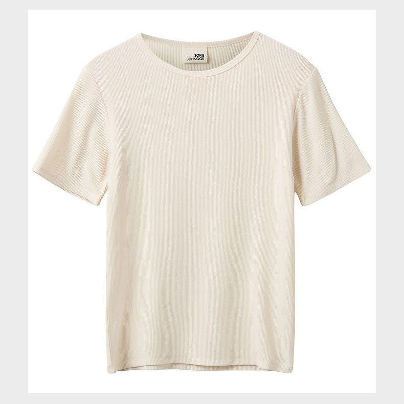 Sofie Schnoor T-shirt - Nataliasy - Rib - Off White
