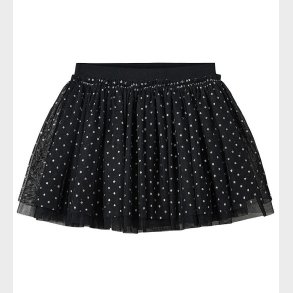 Sofie Schnoor Nederdel - Tyl - Siggysk - Sort m. Prikker