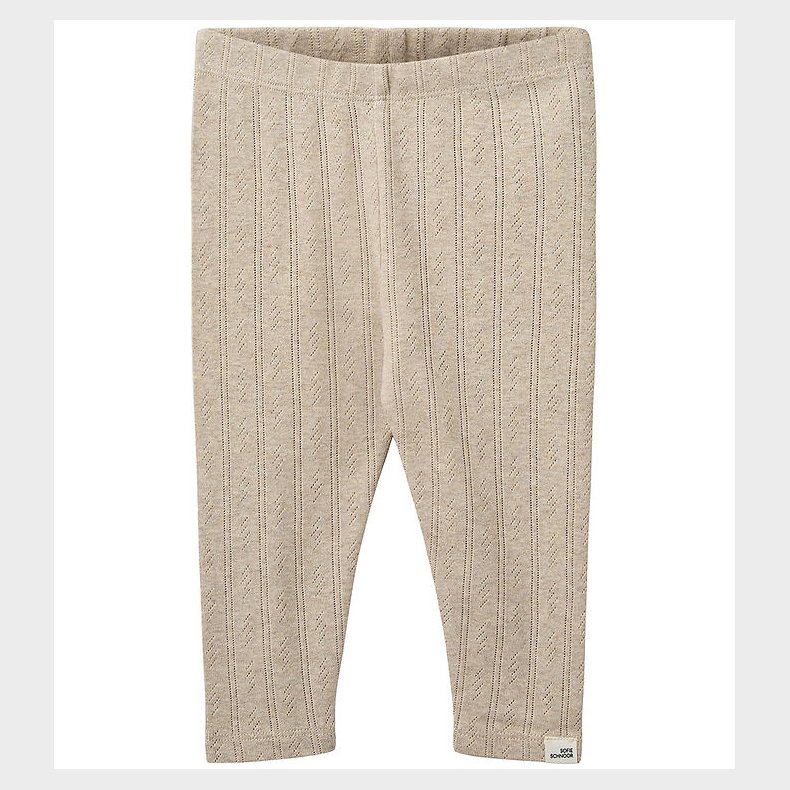 Sofie Schnoor Leggings - Nalinesb - Beige m. Hulm�nster