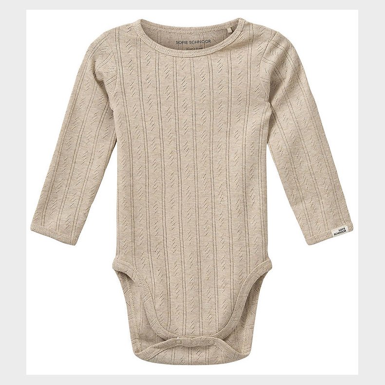 Sofie Schnoor Body l/� - DicteSB - Beige m. hulm�nster