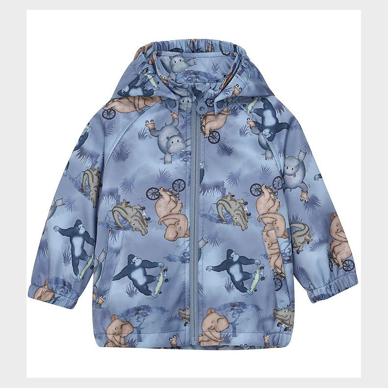 Minymo Softshelljakke - Flint Stone m. Print