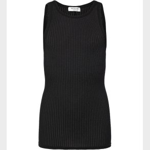 Rosemunde Top - Rib - Baku - Sort