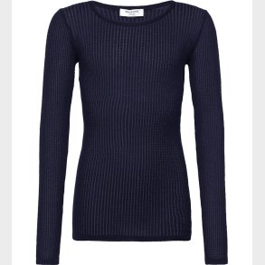 Rosemunde Bluse - Rib - Baku - Navy