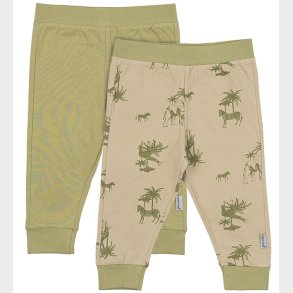 Mikk-Line Leggings - 2 pak - Gray Green