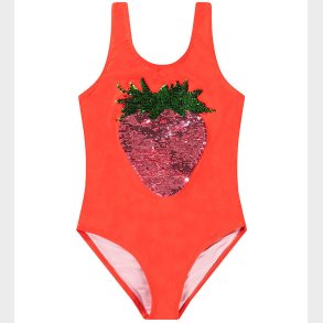 Molo Badedragt - UV50+ - Nika - Glitter Strawberry