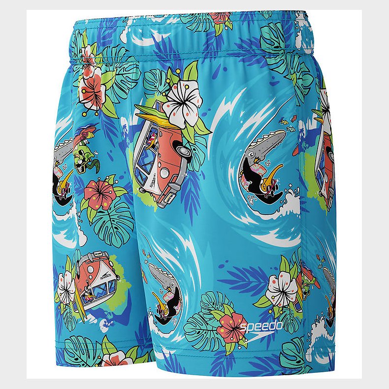 Speedo Badeshorts - Learn To Swim - Bl m. Print