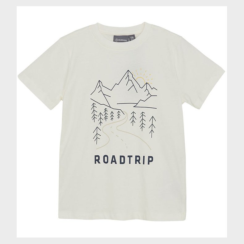 Color Kids T-shirt - Snow White - m. Print