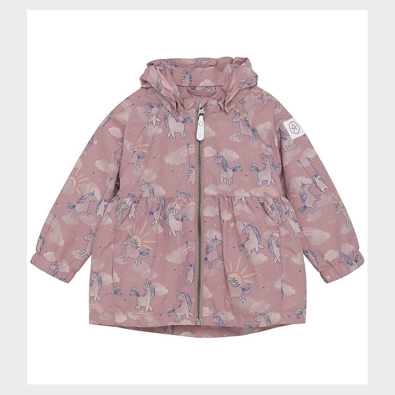 Color Kids Sommerjakke - Woodrose m. Enhjrninger