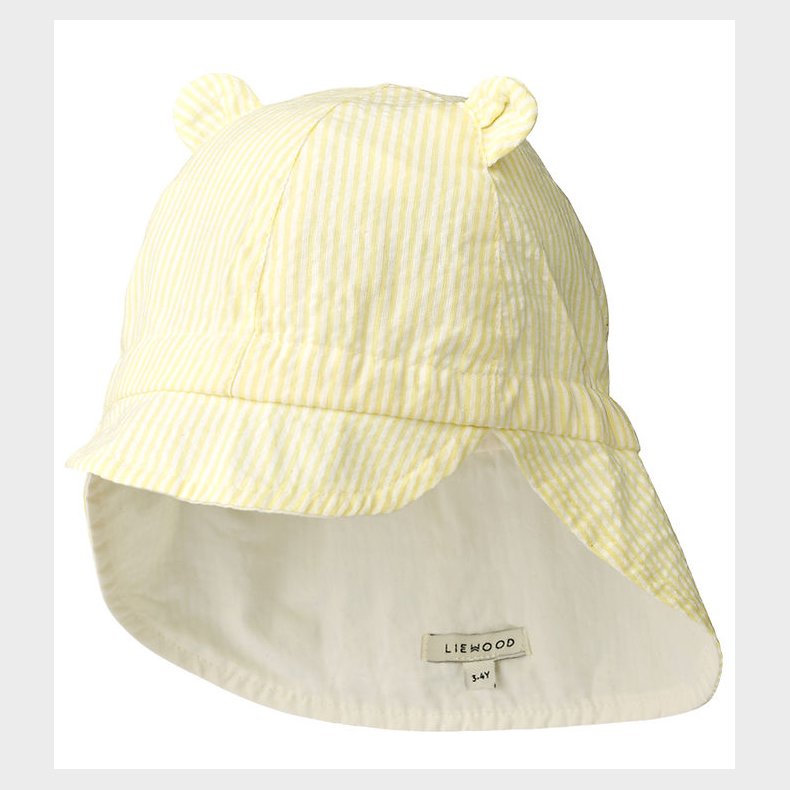 Liewood Solhat - Gorm - Vendbar - Stripe Lemonade/Creme De La Cr