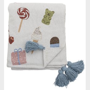 Bloomingville Mini Tppe - 160x130 cm - Sweets Plaid - Nature