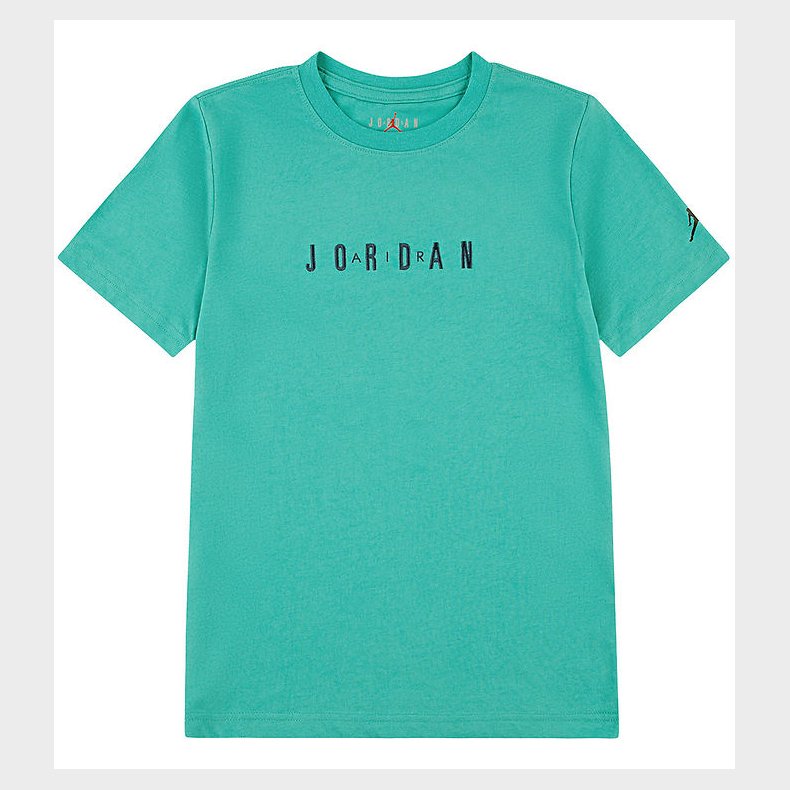 Jordan T-shirt - Washed Teal m. Print
