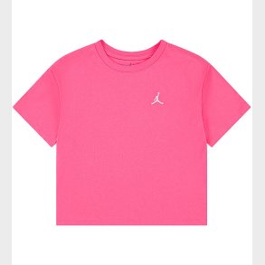 Jordan T-shirt - Boxy - Hyper Pink m. Logo