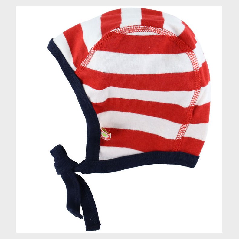 Katvig Babyhjelm - Rd/Hvid Stribet