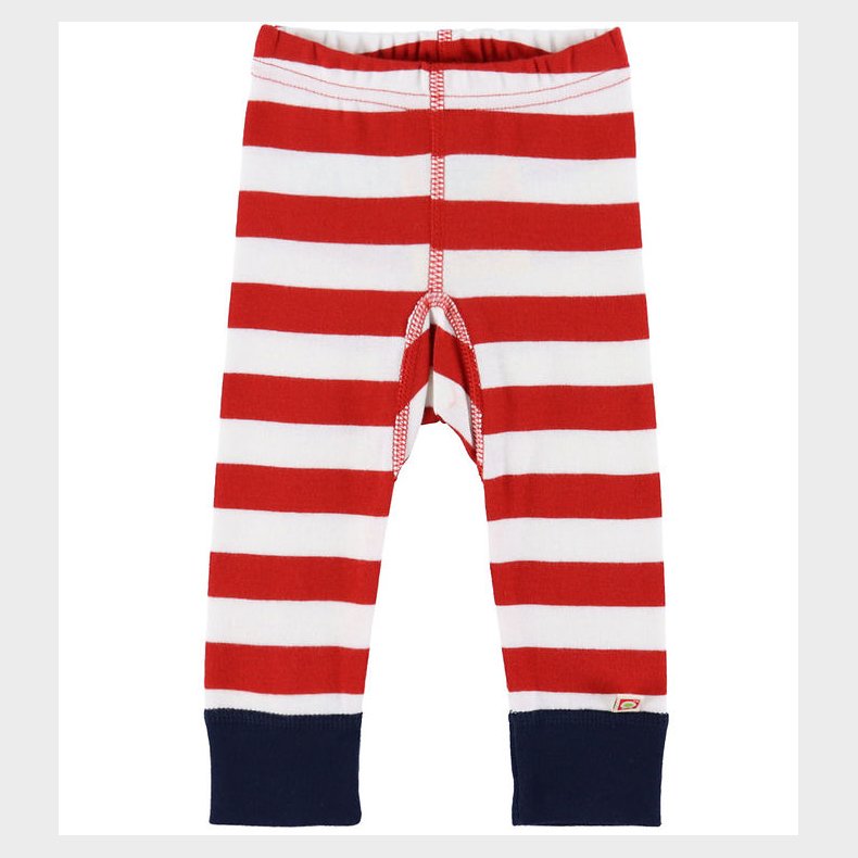 Katvig Leggings - R�d/Hvid Stribet