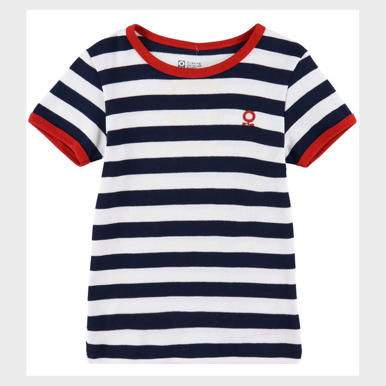 Katvig T-shirt - Navy/Hvid Stribet