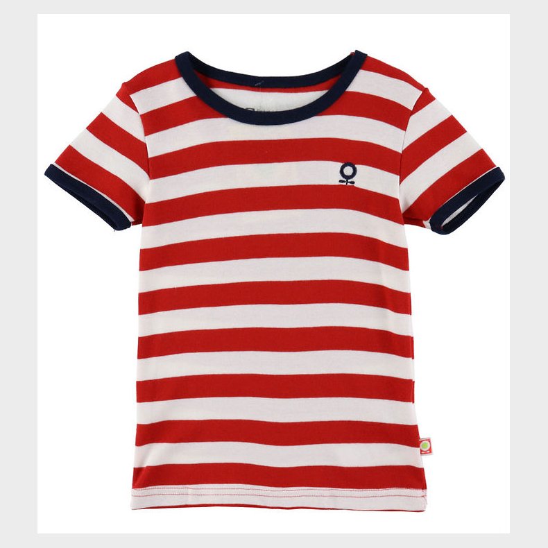 Katvig T-shirt - Rd/Hvid Stribet