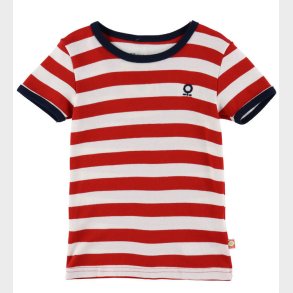 Katvig T-shirt - Rd/Hvid Stribet