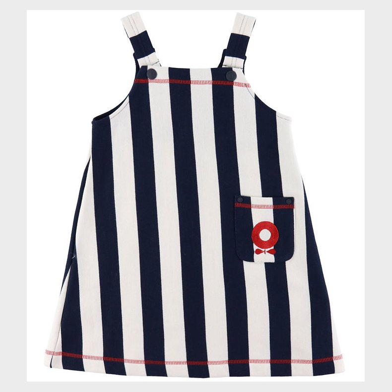 Katvig Kjole - Navy/Hvidstribet