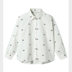 Name It Skjorte - NkfFilippas - Oversize - Bright White m. Sl�jf