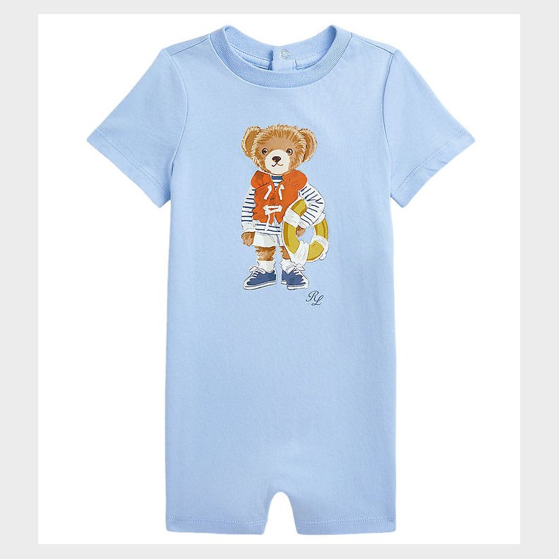 Polo Ralph Lauren Sommerdragt - Lysebl� m. Bamse