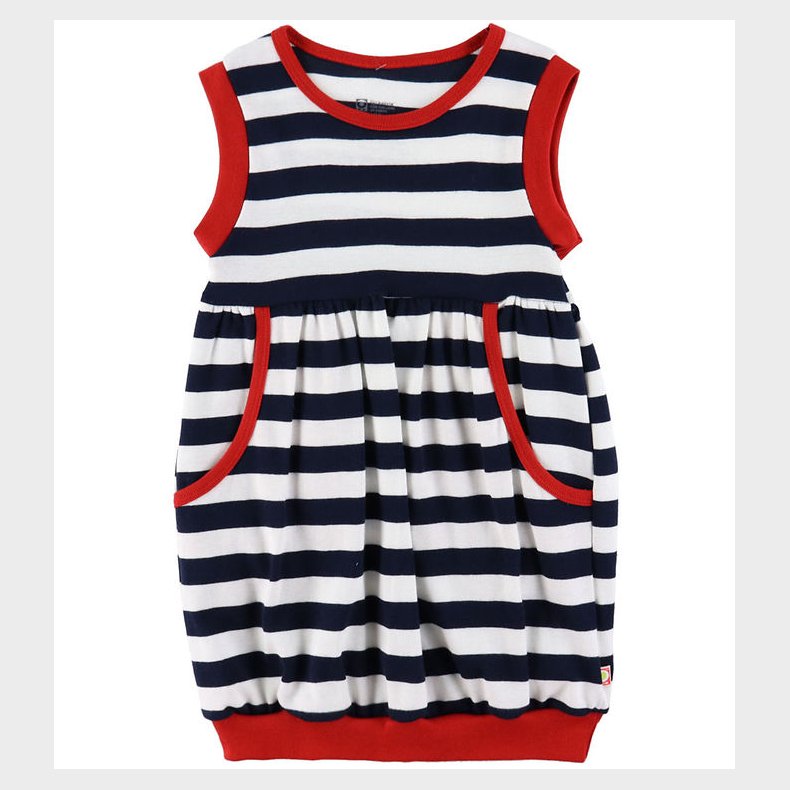 Katvig Kjole - Navy/Hvidstribet