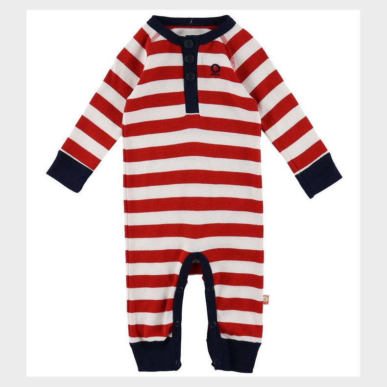 Katvig Heldragt - Rd/Hvidstribet