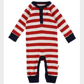 Katvig Heldragt - Rd/Hvidstribet