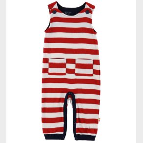 Katvig Smkbukser - Rd/Hvidstribet